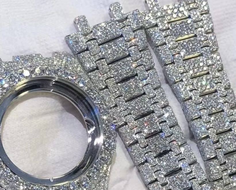 patek iced out watches full diamond
